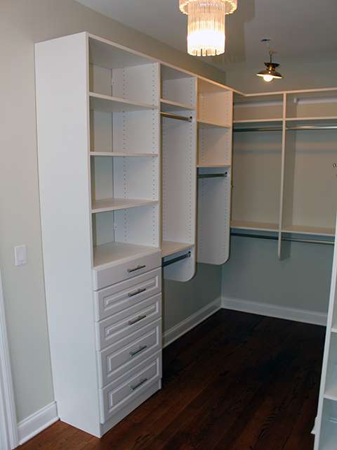 Chicago storage solutions: Harwood Heights Walk in Closet 