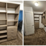 Warm Modern Closet